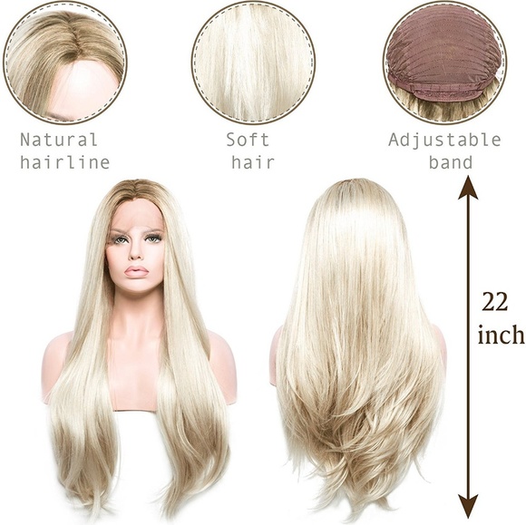 Blonde Ombre Lace Front Wig main image 5